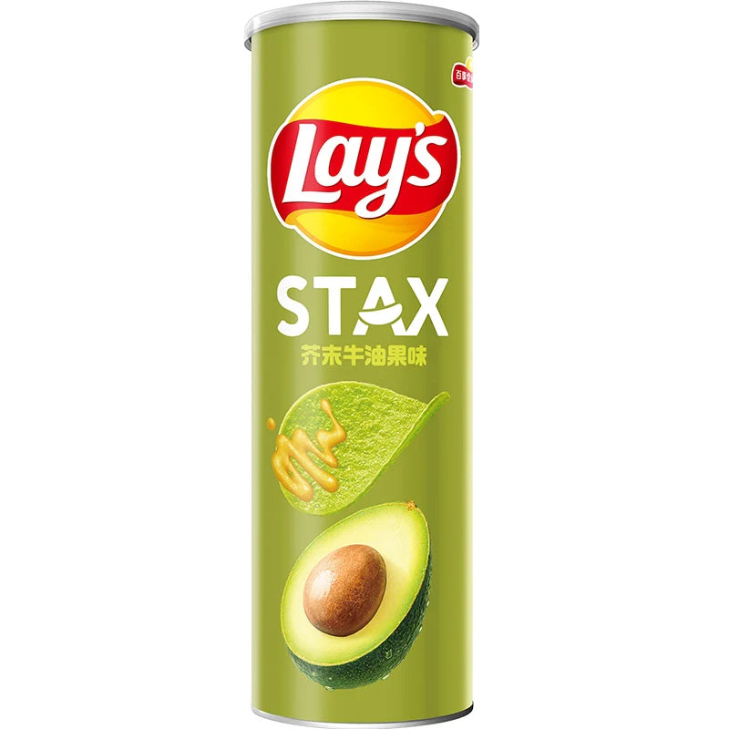 Lays Stax Mustard Avacado Flavor