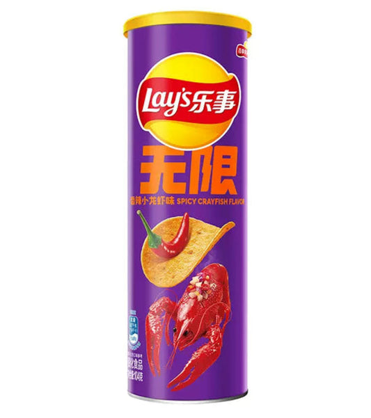 Lays Stax Spicy Crayfish Flavor