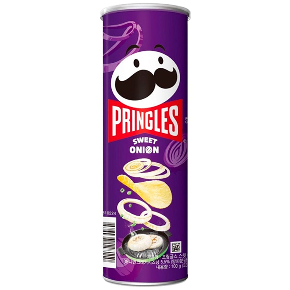 Pringles Sweet Onion flavored potato crisps