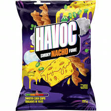 Havoc Smoky Nacho Fume Twisted Corn Chips, 232g/8 oz. Bag