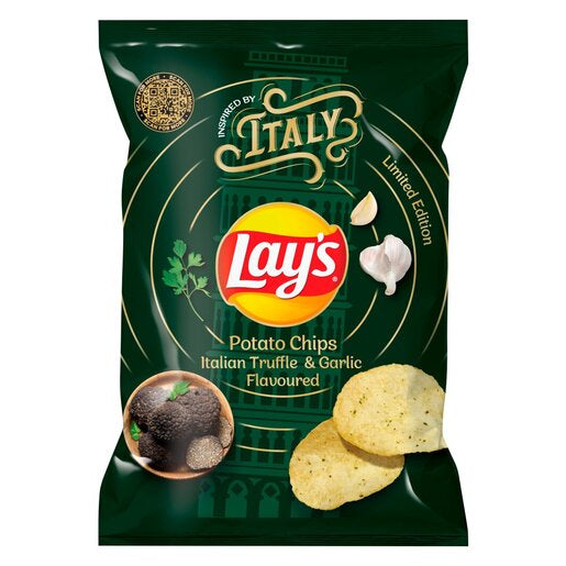 Lay's Italian Truffle & Garlic Flavoured Potato Chips
