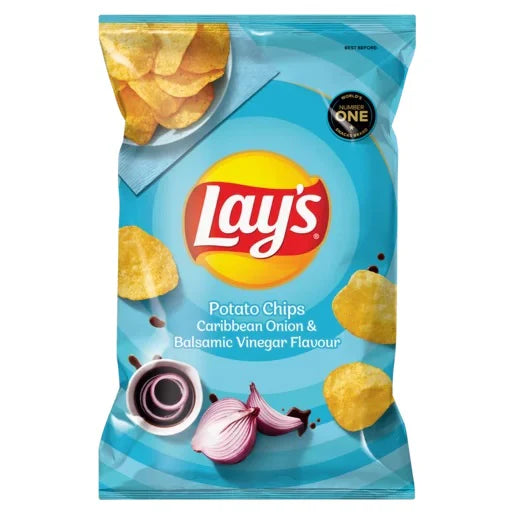 Lay's Caribbean Onion & Balsamic Vinegar Flavour Potato Chips