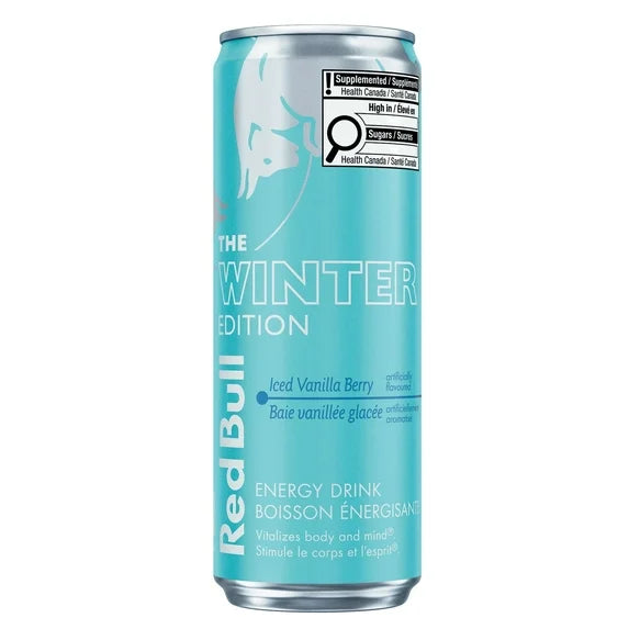 Red Bull Winter Edition Iced Vanilla Berry energy drink