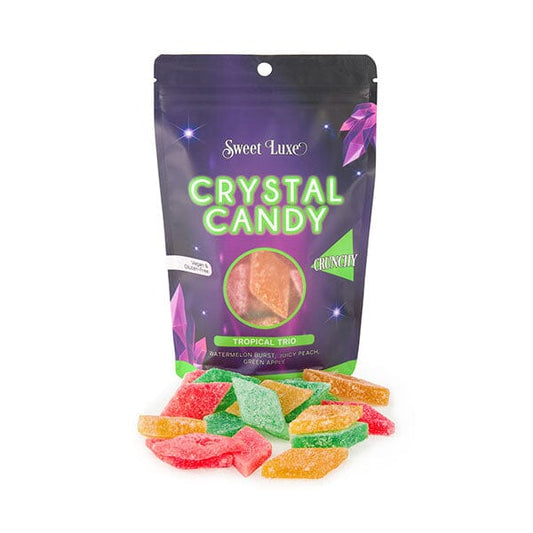 Sweet luxe crystal candy tropical trio watermelon burst, juicy peach, green apple