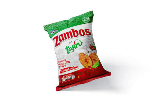 Yummies Zambos with Tajín Premium Plantain Chips Chili Lime Seasoned