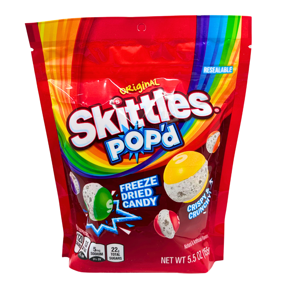 Original Skittles Pop’d Freeze Dried Candy