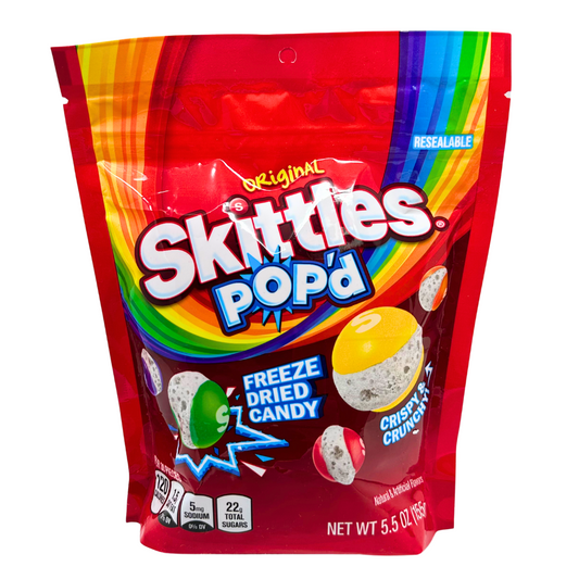 Original Skittles Pop’d Freeze Dried Candy