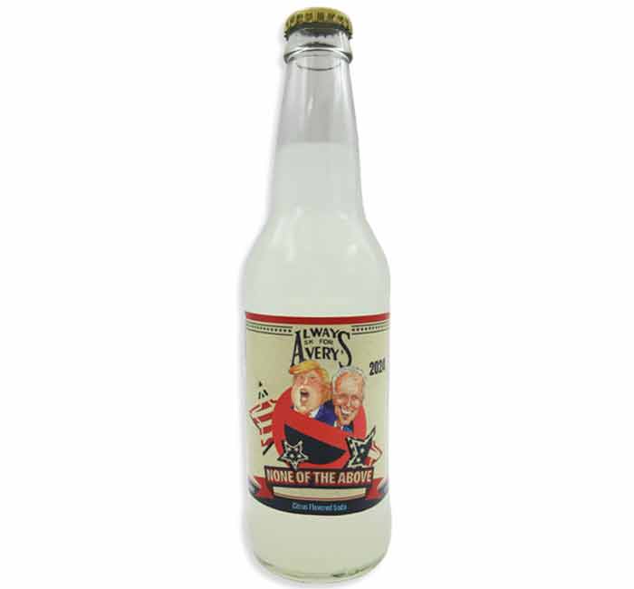 Avery's Presidential Soda None of the Above
