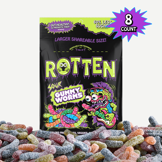 Rotten Sour Gummy Worms