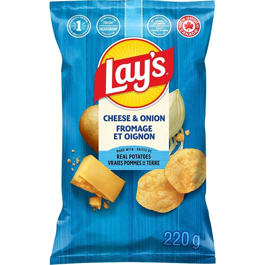 Lays Cheese & Onion Fromage Et Oignon