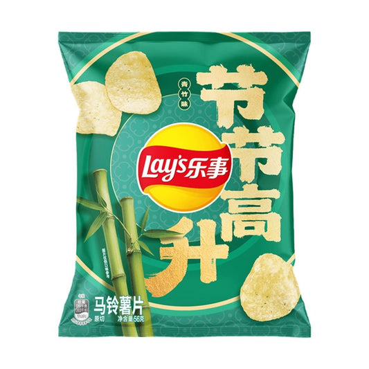 Lays green bamboo flavor potato chips