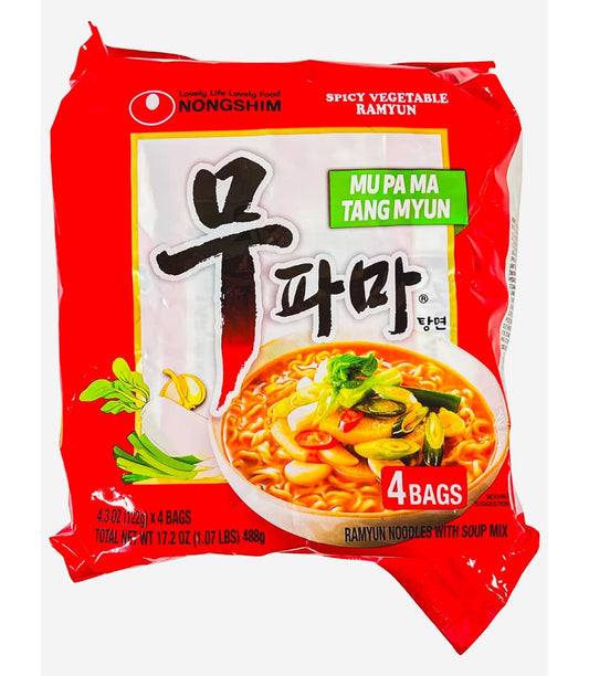 MU PA MA TANG MYUN Spicy Vegetable Ramyun