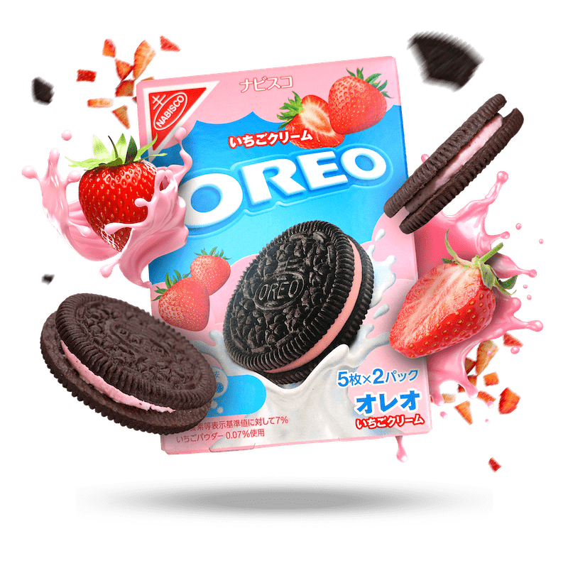 Oreo Strawberry Cream cookies