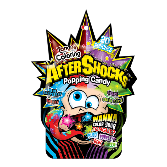 AfterShocks Tongue Coloring Popping Candy.