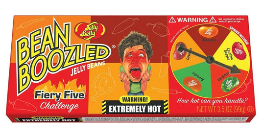 Jelly Belly BeanBoozled Fiery Five Challenge spinner box