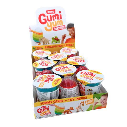 ZURU Gumi Yum Surprise wildlife-themed candy and toy set