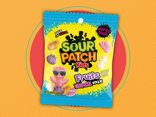 Sour Patch Kids Fruits Tropical Mix candy