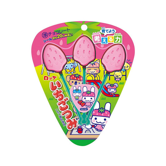 Lotte Strawberry Chocolate on Sticks
