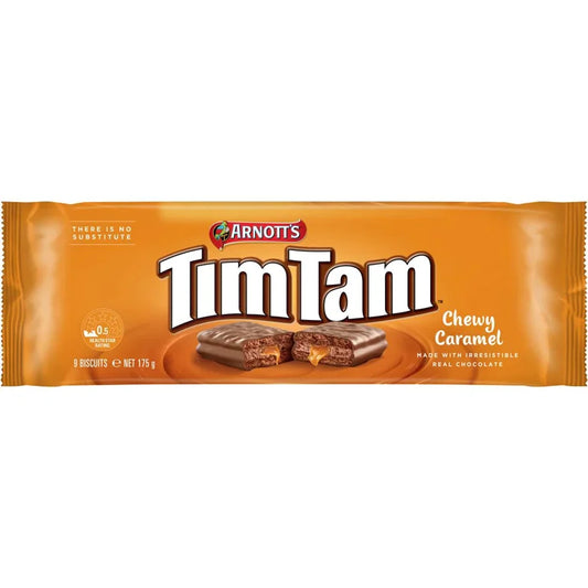 Arnott's Tim Tam Chewy Caramel Chocolate Biscuits