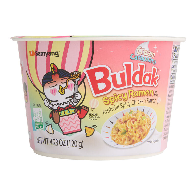 Cream Carbonara Spicy Ramen Big Bowl