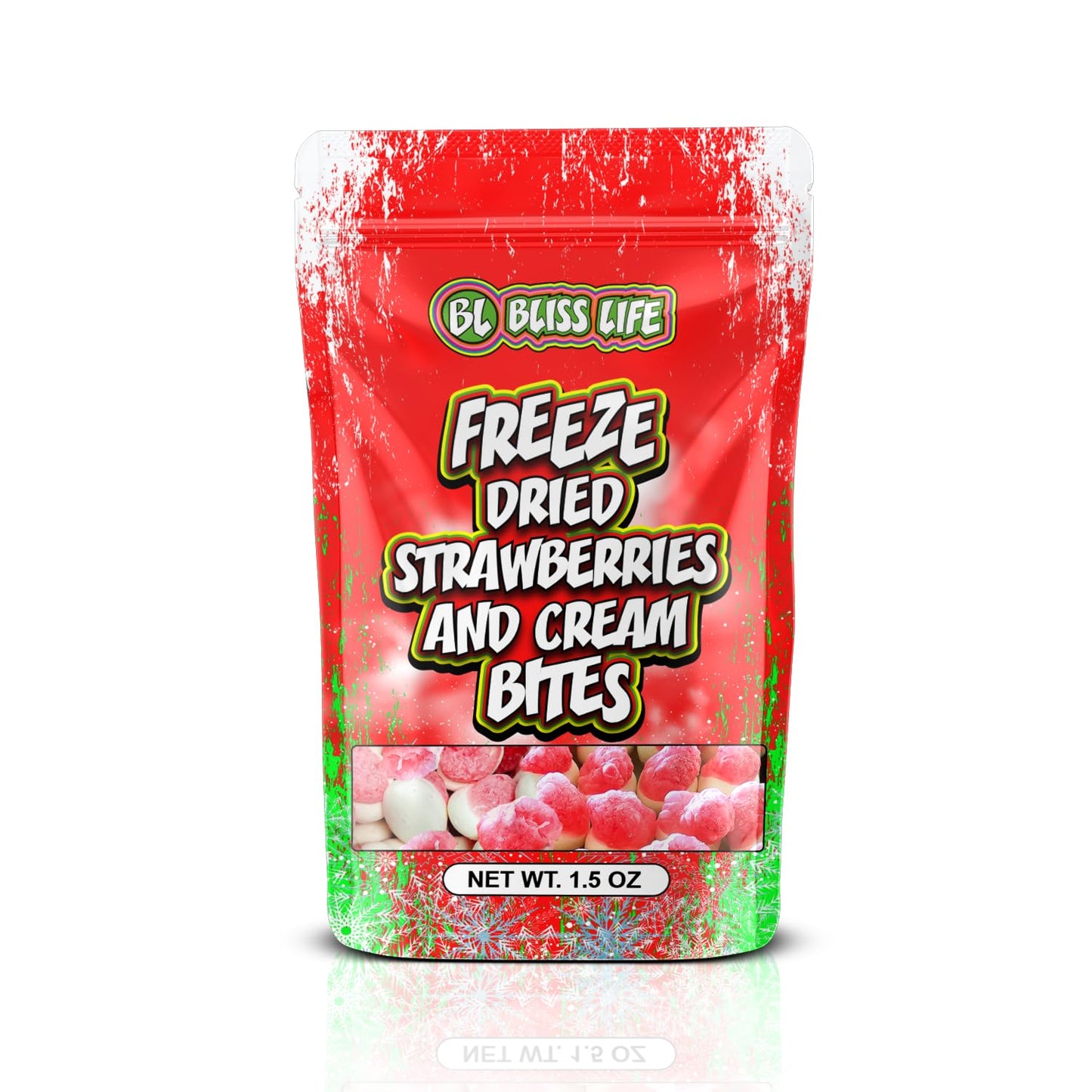 Bliss Life Freeze Dried Strawberries and Cream Bites