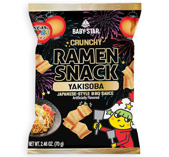 Crunchy Ramen Snack Yakisoba Bbq Sauce