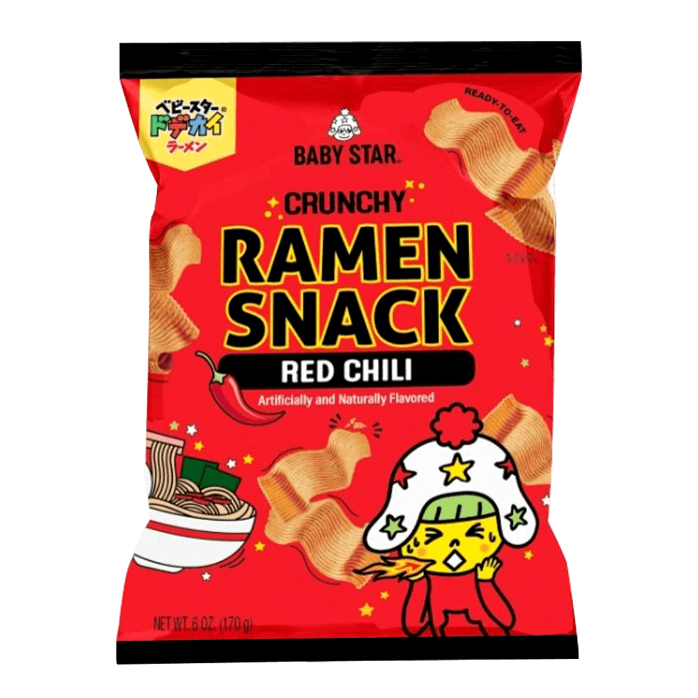 Crunchy Ramen Snack Red Chilli