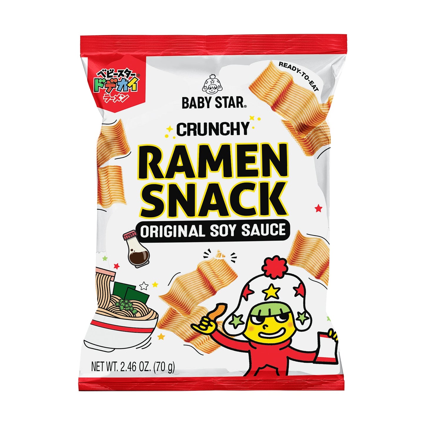 Crunchy Ramen Snack Original Soy Sauce