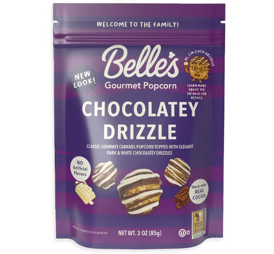 Belle’s Gourmet Popcorn Chocolatey Drizzle
