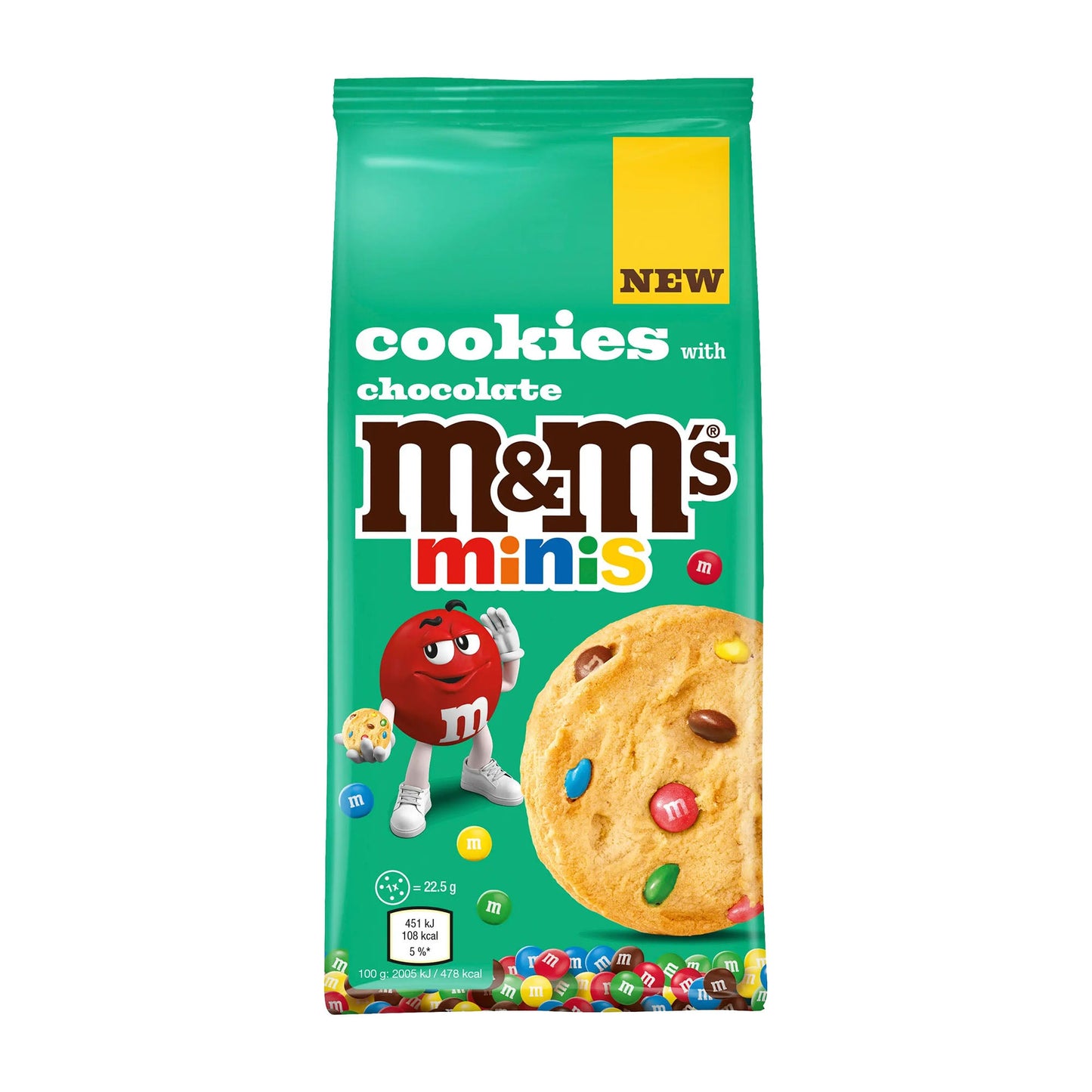Cookies with Chocolate M&M’s minis