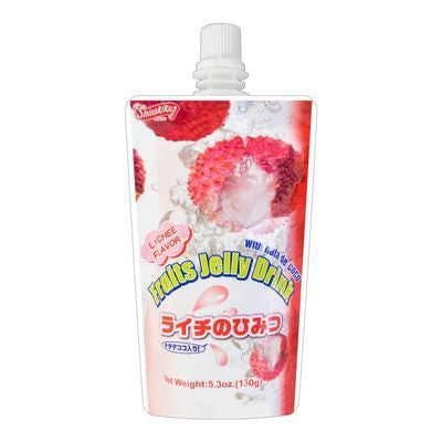 Shirakiku lychee flavor jelly drink