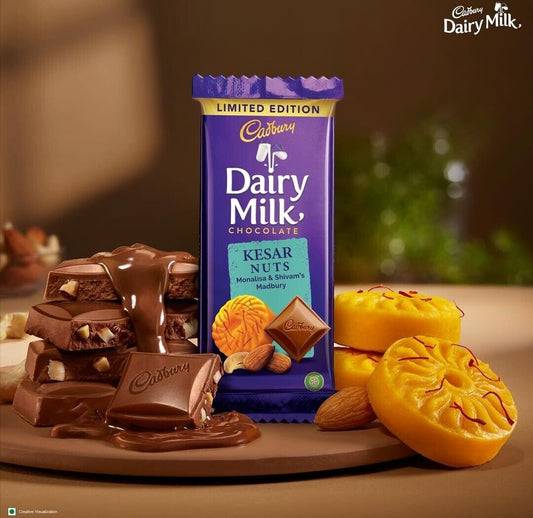 Dairy milk kesar nuts