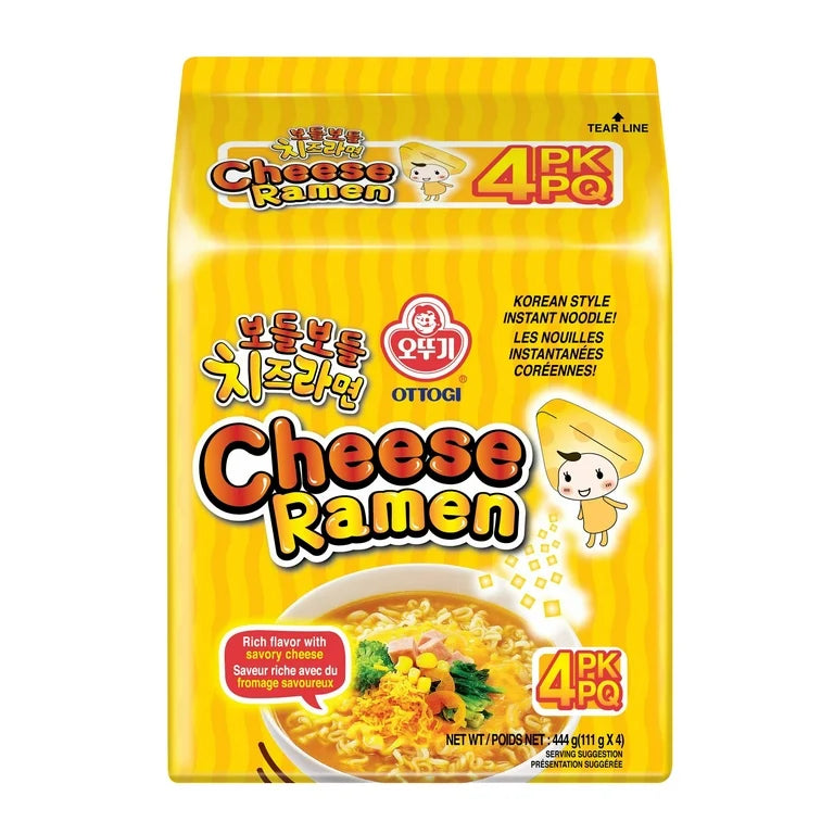 Korean cheese ramen instant noodles 4pack