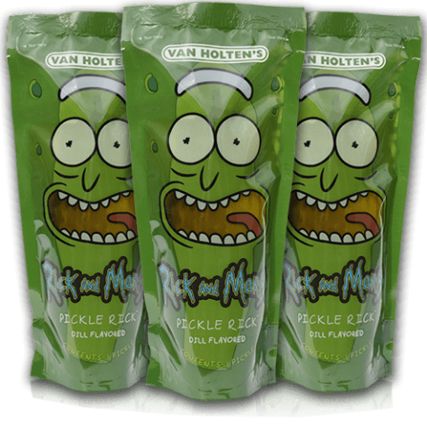 VAN HOLTEN RICK & MORTY PICKLE RICK PICKLE IN A POUCH