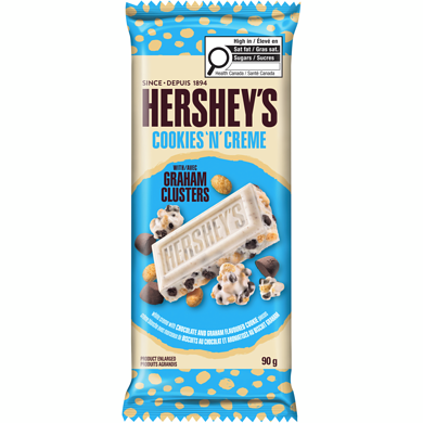 Hersheys Cookies N Crème (with Graham clusters 90g)