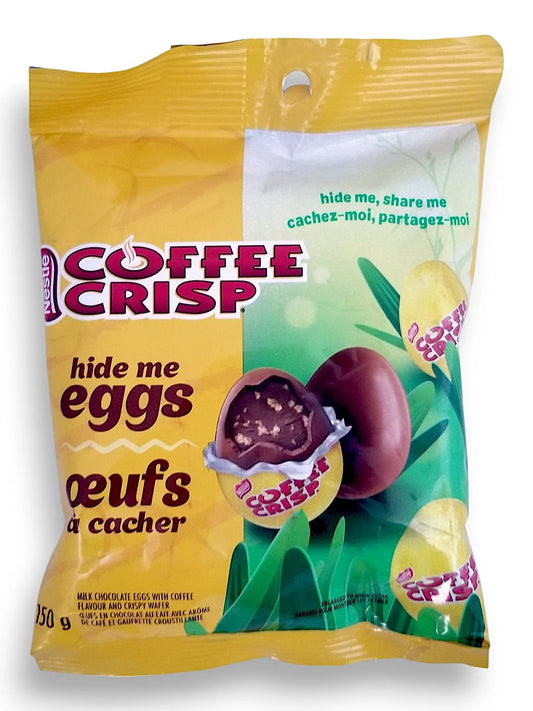 Coffe crisp hide me eggs
