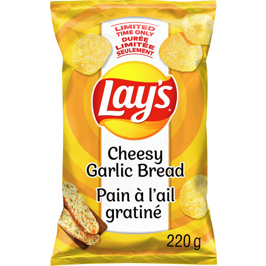 Lays Cheesy garlic bread