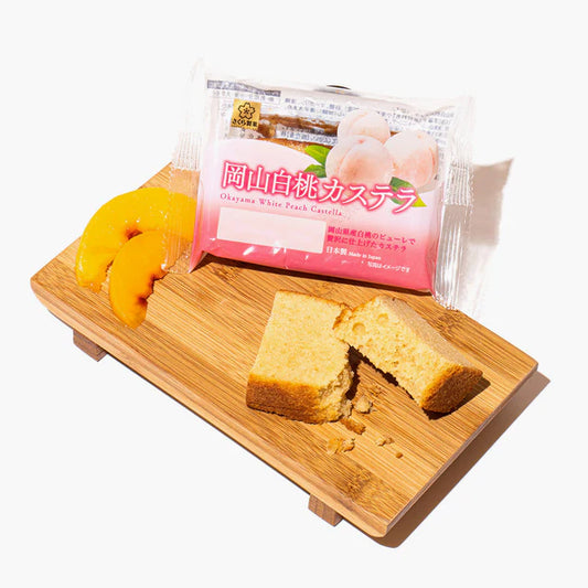 Okayama White Peach Castella 1 piece 40g