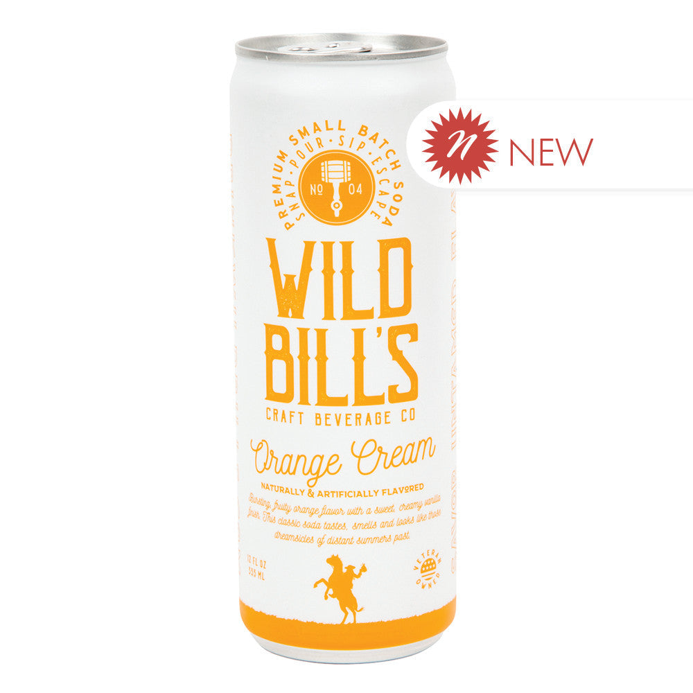 Wild bills orange cream soda