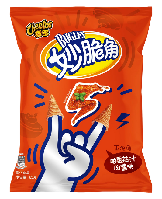 Cheetos bugles spicy orange chicken