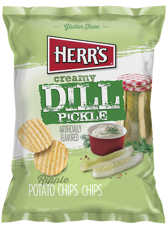 HERRS Creamy dill pickle chips