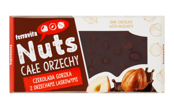 Terravita milk Chocolate with Hazelnuts - Poland