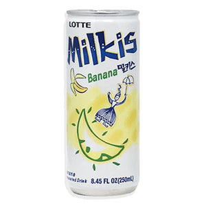 Lotte Milkis Banana Flavored Creme Soda - Korea