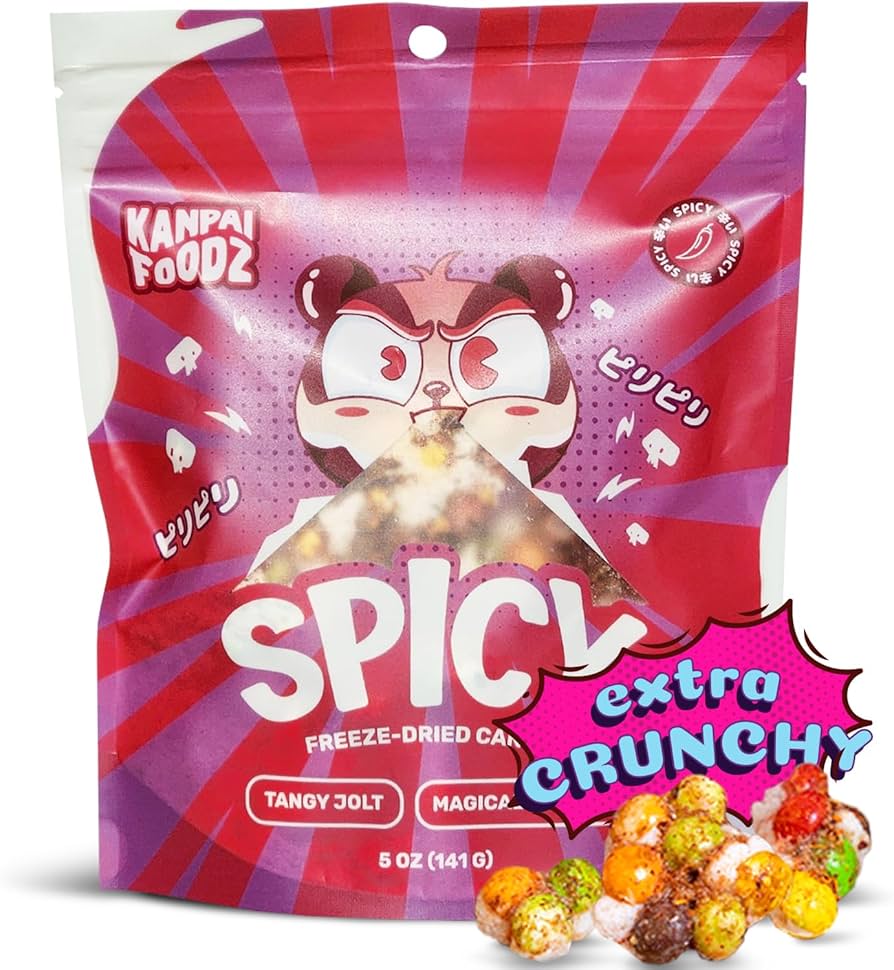 Kanpai foods spicy freeze dried candy