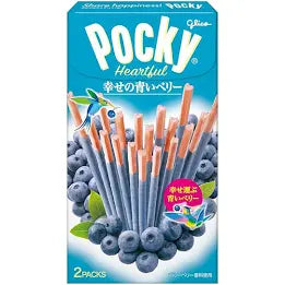 Saku Saku Mart Pocky Heartful Blueberry