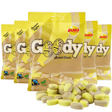 Bubs goody sweet ovals banana toffee