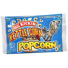 of Ass Kickin' Kettle Corn Premium Microwave Popcorn