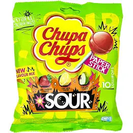 Chupa Chups Sour Lollipops