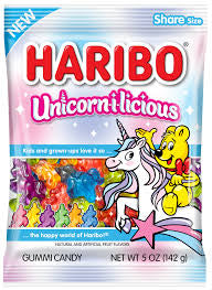 Haribo Unicorn-I-Licious gummi candy