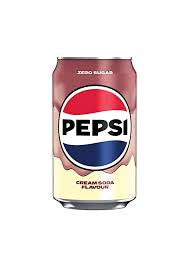 Pepsi Zero Sugar Cream Soda flavored cola